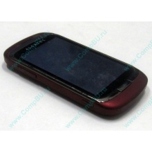 Красно-розовый телефон Alcatel One Touch 818 (Симферополь)