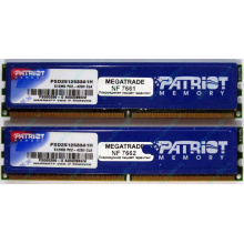 Память 1Gb (2x512Mb) DDR2 Patriot PSD251253381H pc4200 533MHz (Симферополь)