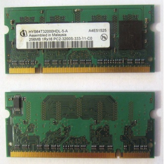 Модуль памяти для ноутбуков 256MB DDR2 SODIMM PC3200 (Симферополь)